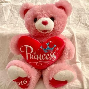Dan Dee Teddy Bear Pink Valentines Day 2016 Anniversary Pink Princess